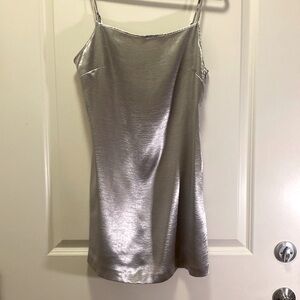 NWT French Connection dress in Silver size 6